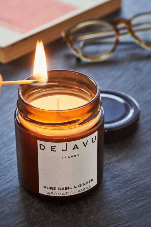 Aromatic Candle Pure Basil & Ginger